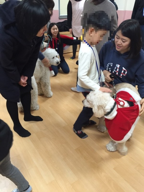 아동과 치료도우미견과 활동사진4