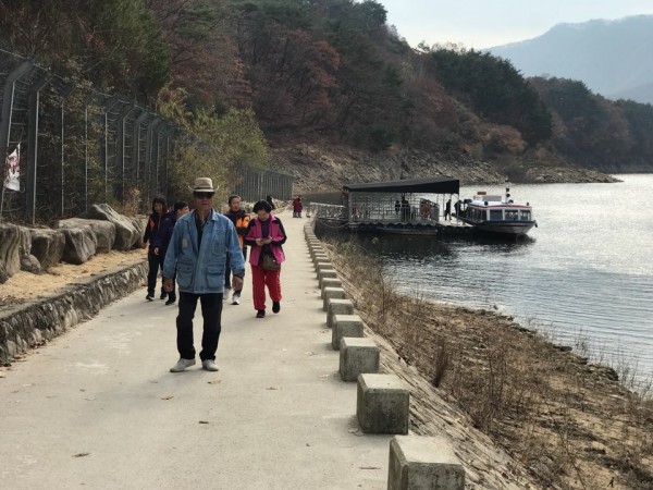 활동보조인 가을나들이 청평사로 이동