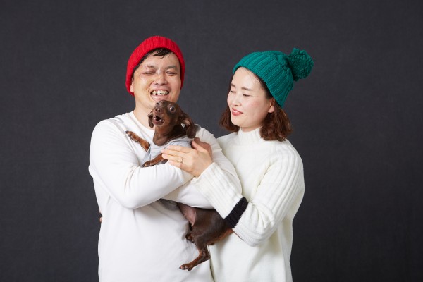반려동물과 이용자 가족 사진
