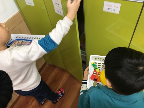 사물함 정리하기