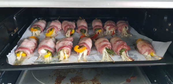 작업언어요리프로그램(베이컨 야채 치즈떡말이)1