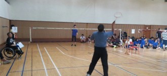 배드민턴, 당구대회 참가(서울시장애애인생활체육대회 사전경기 중)