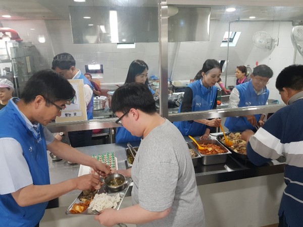 우리은행 가산it금융센터 배식봉사