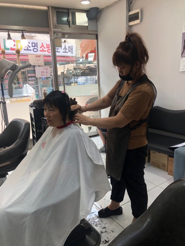 오랜만에 봉사자님을 뵈어 반갑습니다