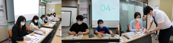 퍼듀펙보드손기민성검사 실습진행