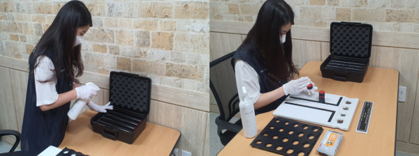 직업평가도구 소독 실시