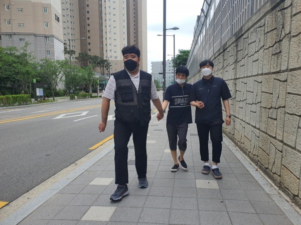 복지관 인근 산책