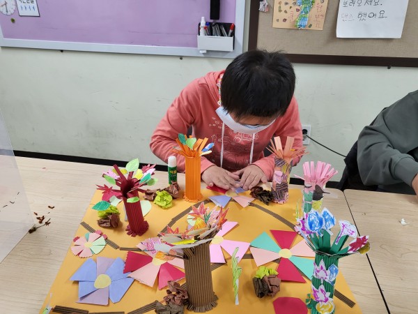 가을길 만드는 사진