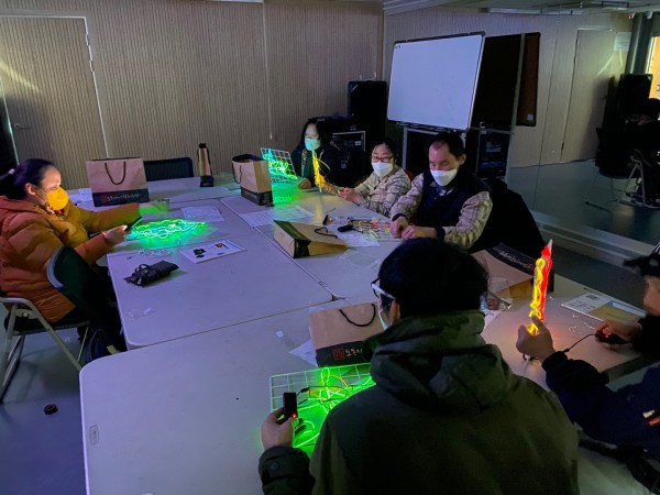 모든 이용자가 열심히 만들어서 완성한 모습