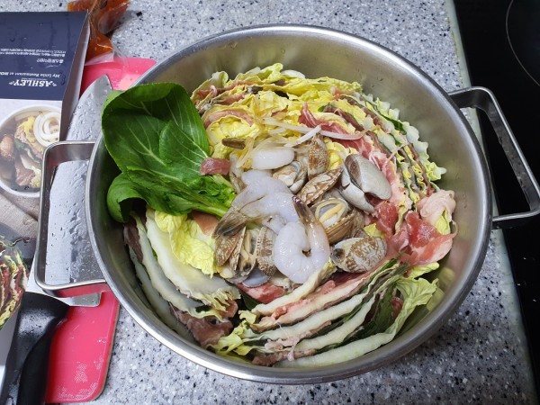 요리한 음식사진