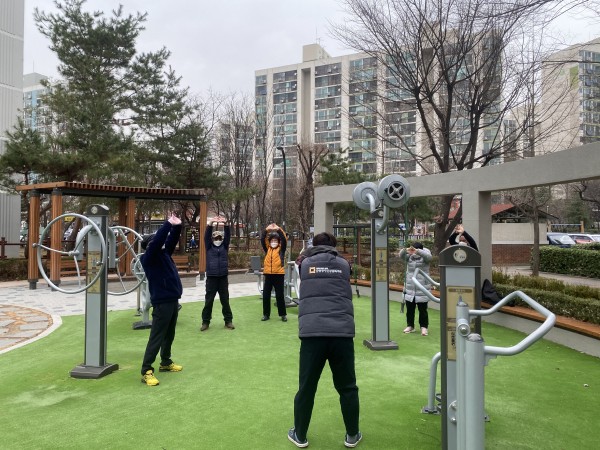 체육교사와 함께하는 스트레칭