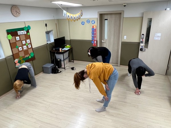 스트레칭으로 마무리 하기