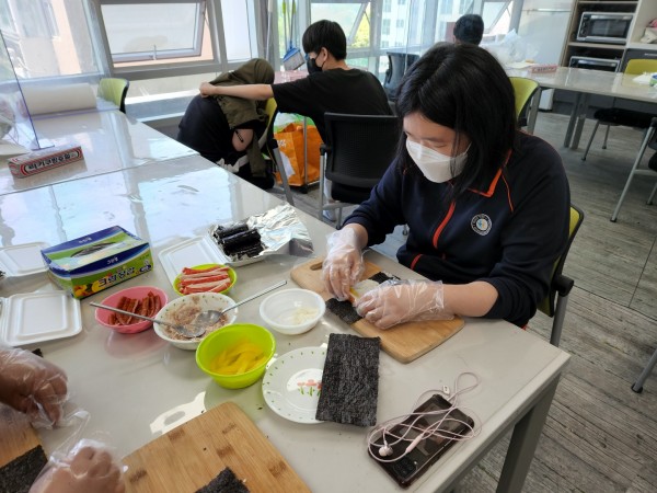 김밥을 만들어요