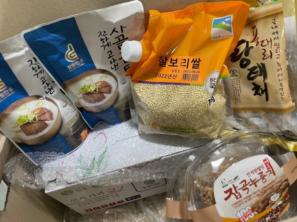 명절키트 구성품 사진