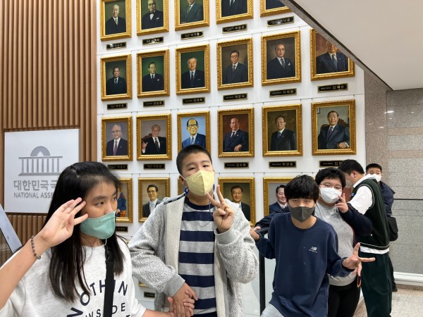 단체사진 촬영