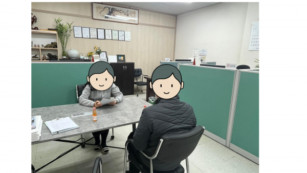 실제 면접 진행 중1