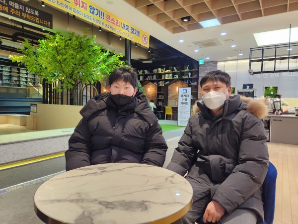금천 그린카페에서 담당자와 이용자와 함께