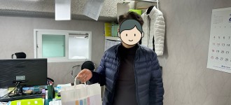 [취업지원사업] 사업체 설명절 선물 전달