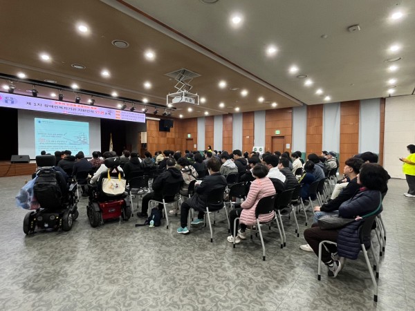 장애인일자리사업 참여자 전체 모습