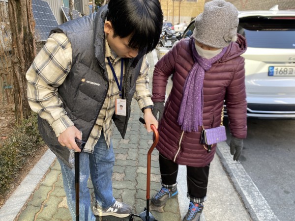 올바른 보조도구 사용 설명