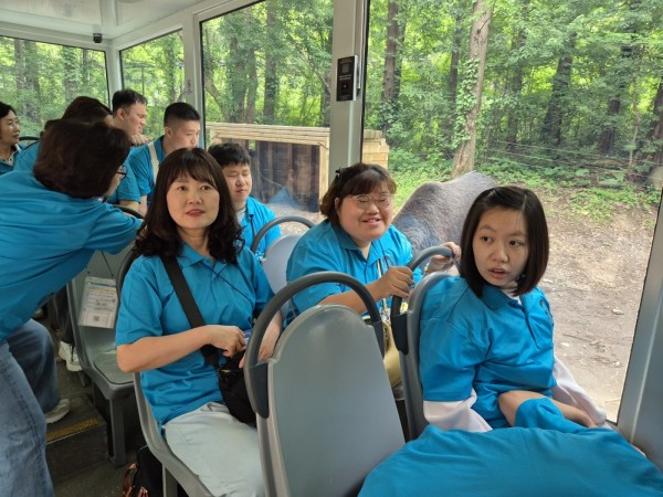 사파리 관람차 탑승