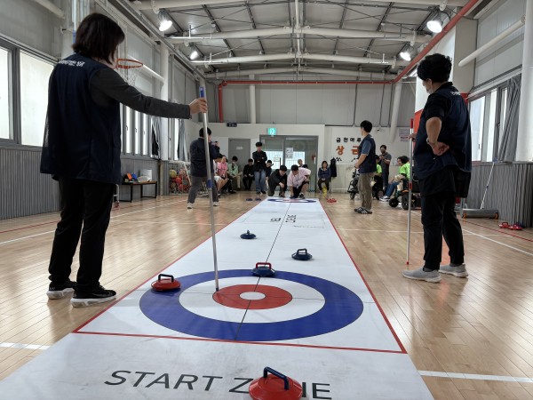 컬링대회 훈련지원