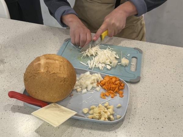 팽이버섯재료준비모습