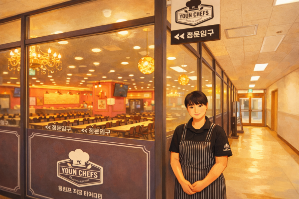 윤셰프 사장님을 당사자 요청에 따라 AI로 변환한 모습: