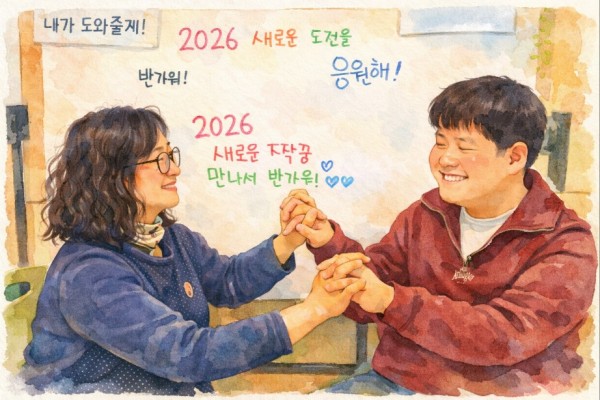 서로를 응원하며 금빛1실