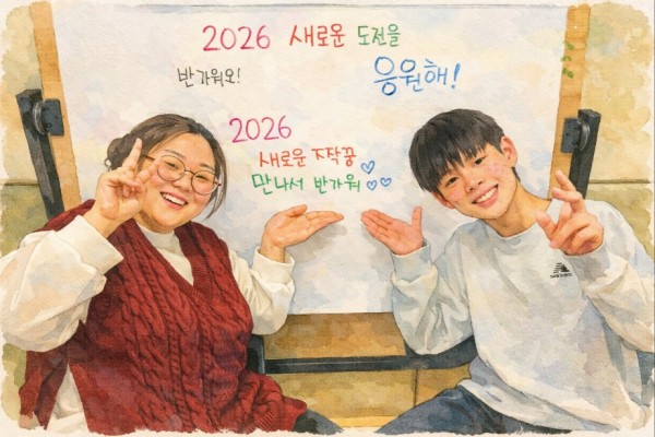 서로를 응원하며 금빛1실