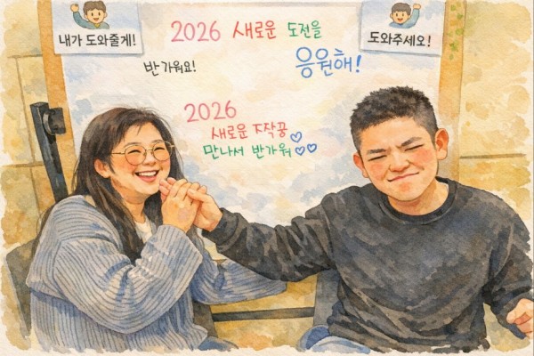 서로를 응원하며 금빛1실