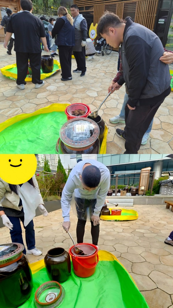 처음으로 간장을 걸러보아요
