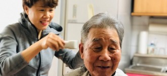 방문이미용을 진행하였습니다