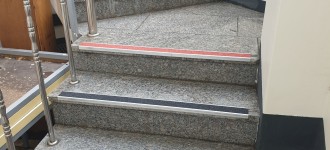 비상계단 '미끄럼방지 논슬립 공사' 실시